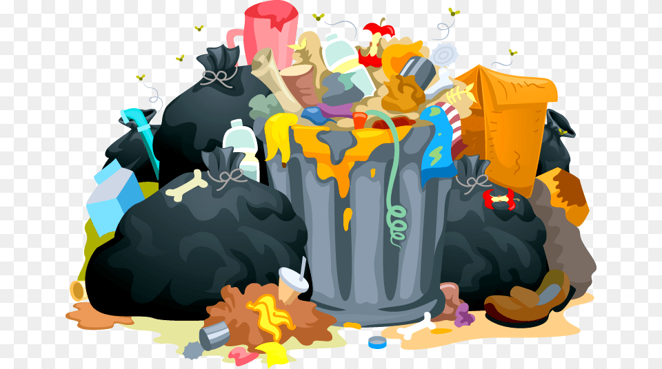 Garbage Pile Clipart Garbage, Trash, Art, Person Png