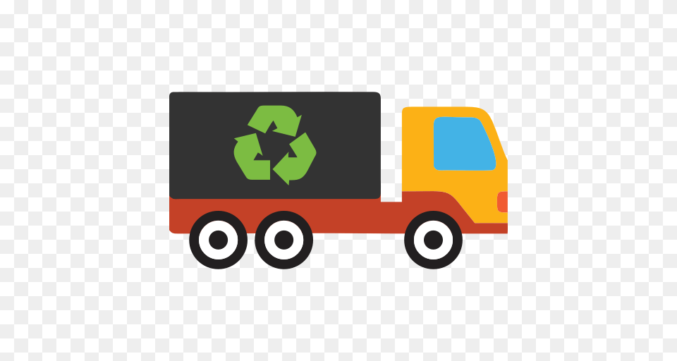 Garbage Recycle Truck Waste Icon, Symbol, Device, Grass, Lawn Free Png Download