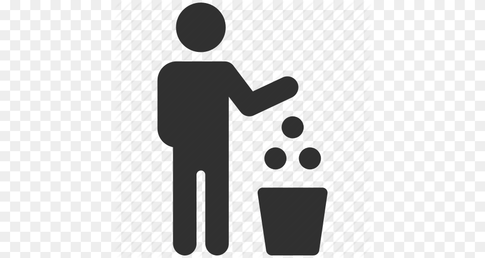 Garbage Throw Away Trash Trash Can Waste Icon, Juggling, Person Free Png Download