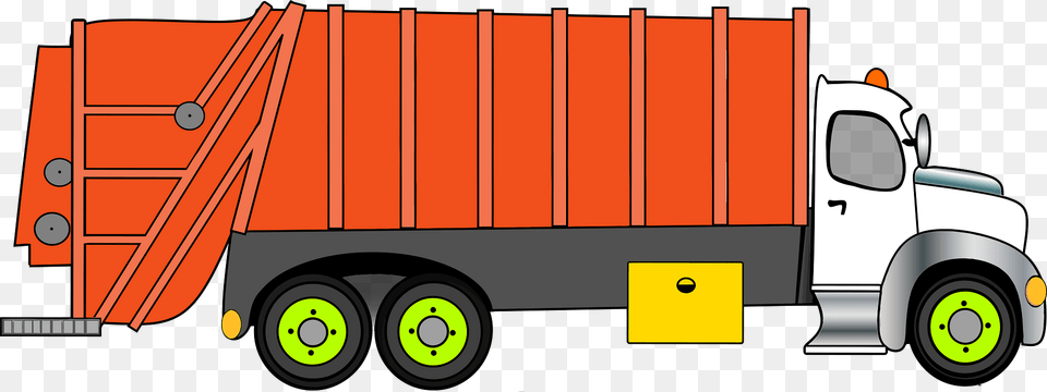 Garbage Truck Clipart, Trailer Truck, Transportation, Vehicle, Bulldozer Free Png