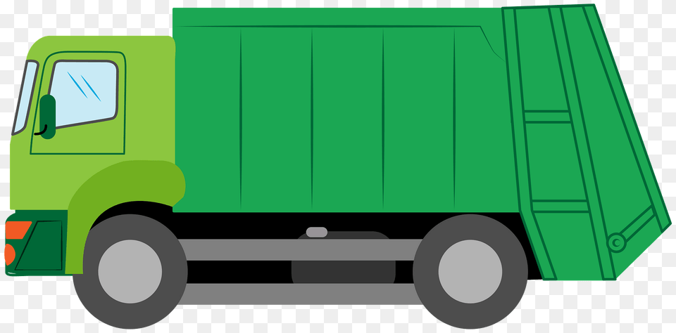Garbage Truck Clipart, Trailer Truck, Transportation, Vehicle, Moving Van Free Transparent Png