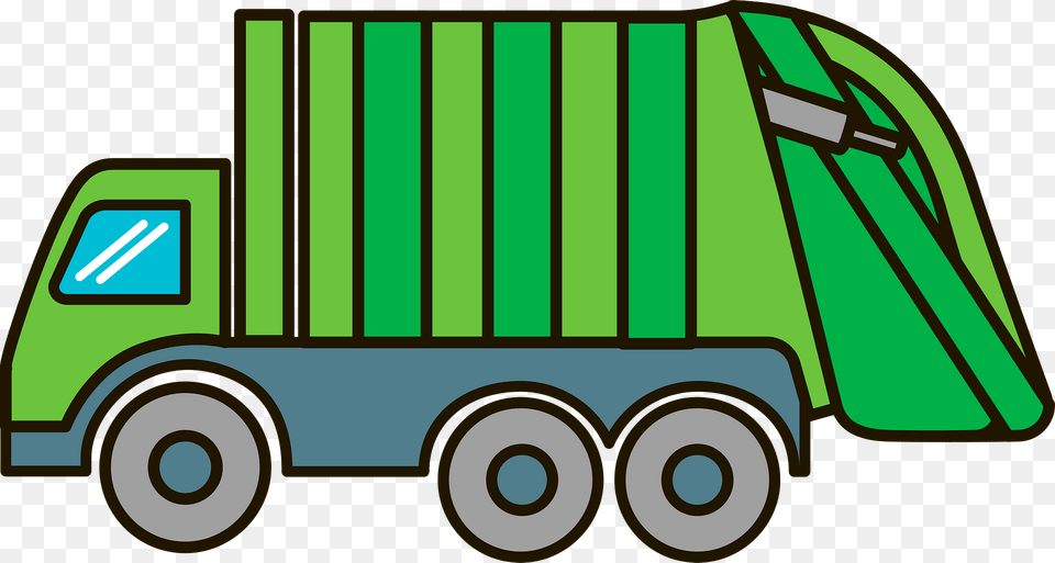 Garbage Truck Clipart, Vehicle, Transportation, Trailer Truck, Tool Png Image