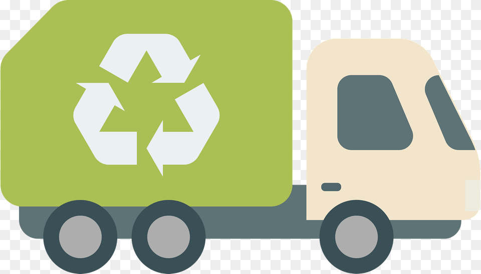 Garbage Truck Clipart, Recycling Symbol, Symbol Png Image