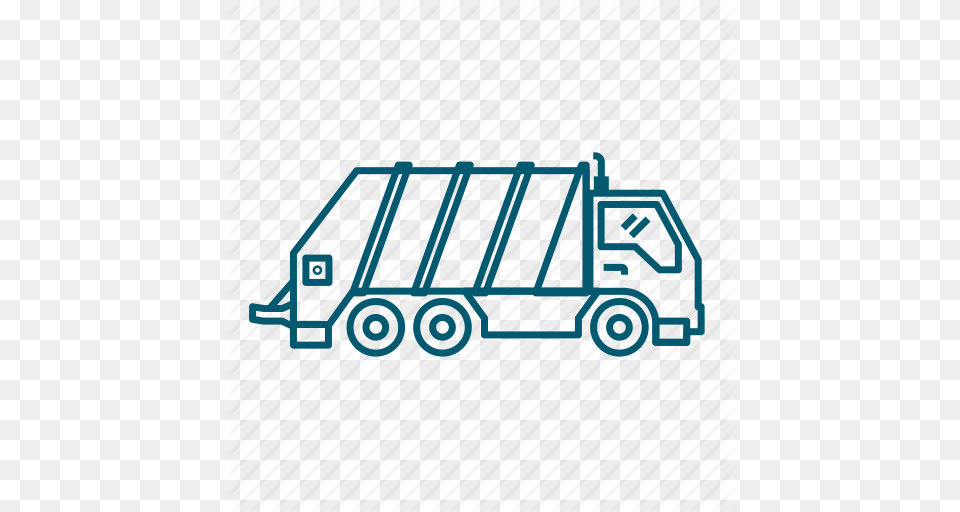 Garbage Truck Icon, Gate, Transportation, Vehicle Png Image