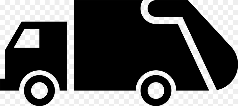 Garbage Truck Icon, Gray Free Transparent Png