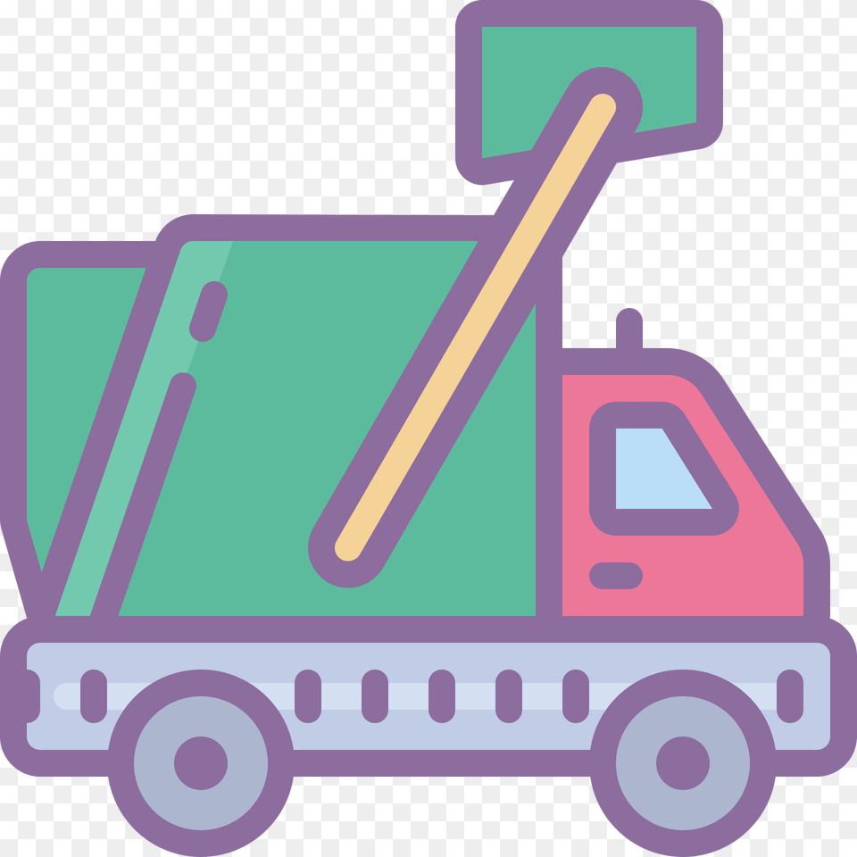 Garbage Truck Icon Truck Icon Background, Moving Van, Transportation, Van, Vehicle Png Image