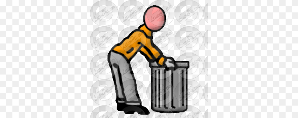 Garbageman Picture For Classroom Therapy Use, Person, Worker, Device, Power Drill Free Png