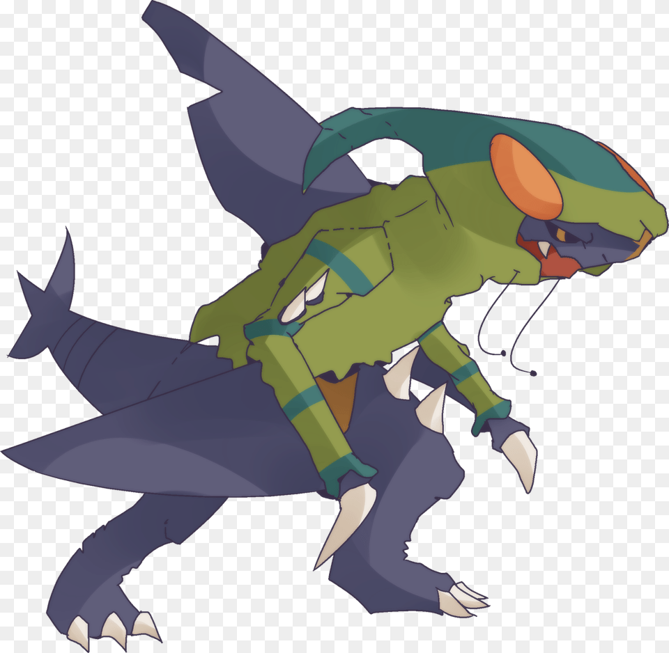 Garchomp Shiny, Electronics, Hardware, Animal, Fish Free Transparent Png