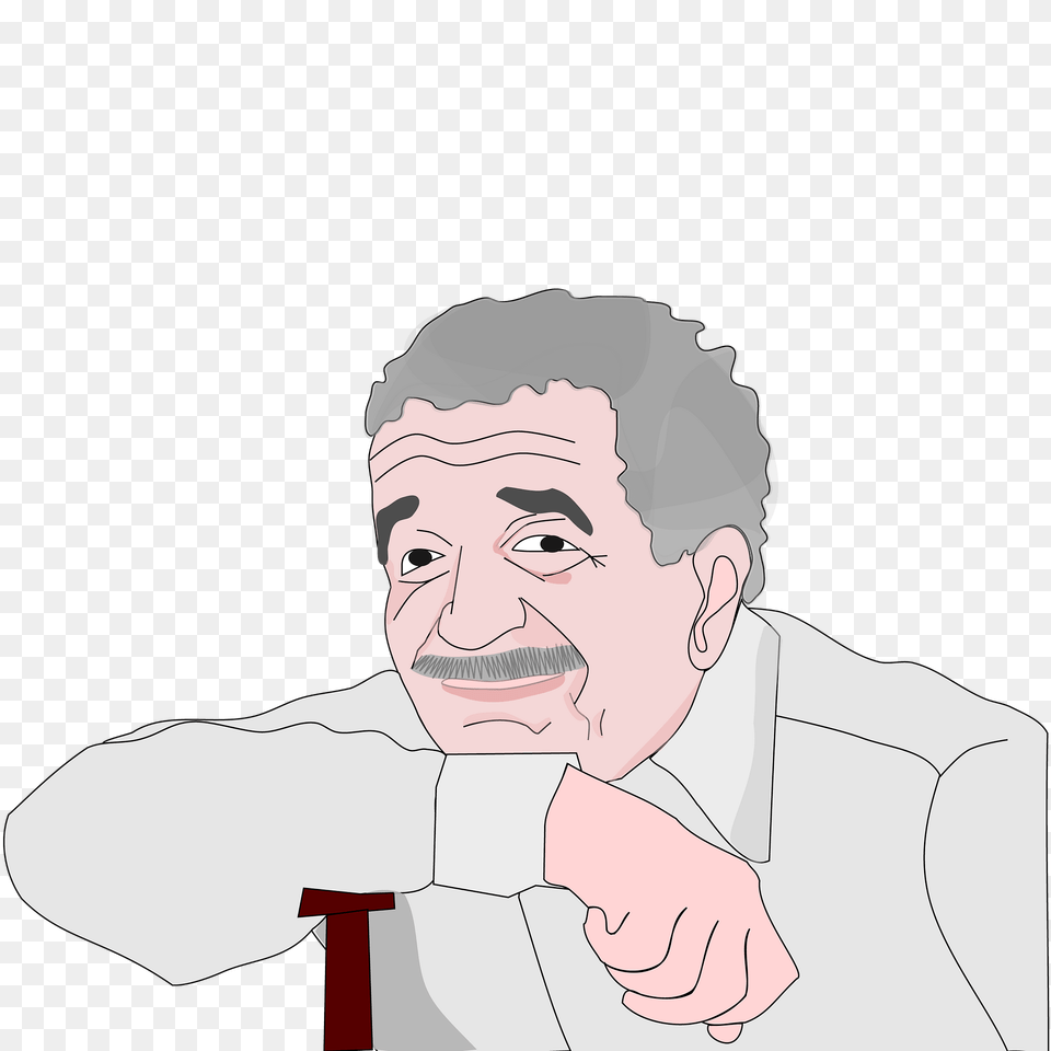 Garcia Marquez Clipart, Art, Photography, Person, Head Free Png