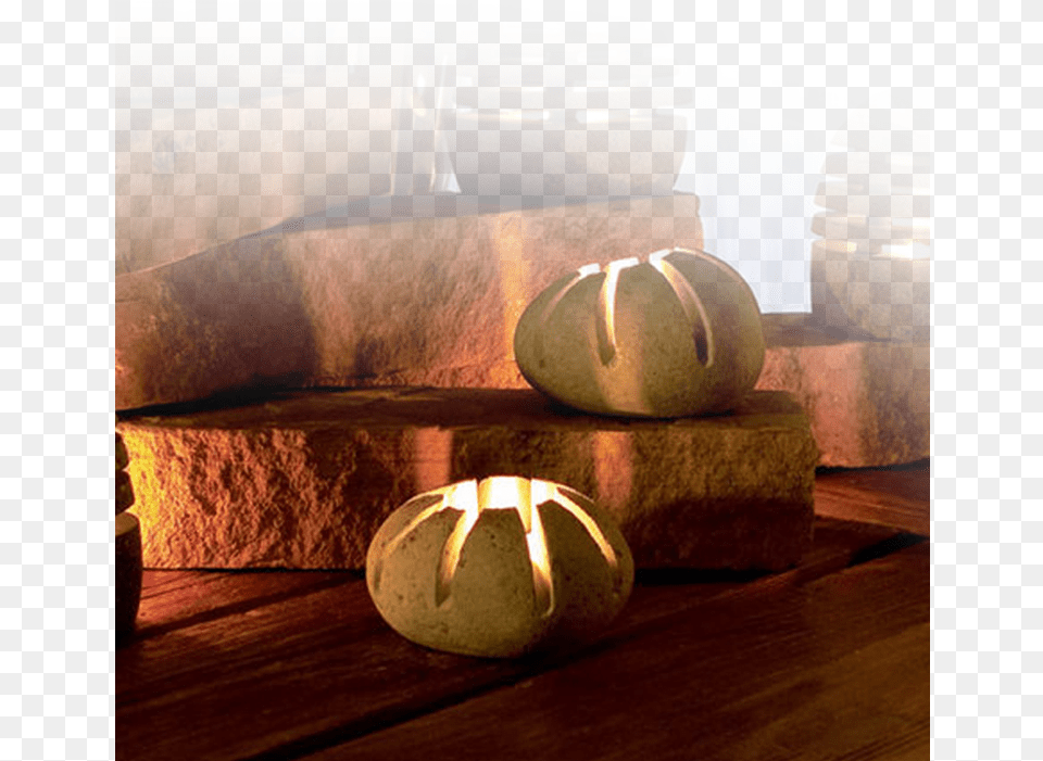 Garden Age Supply Star Cut River Stone Candleholder, Lamp Free Png Download