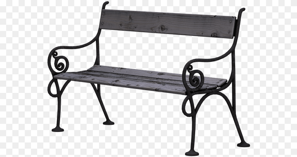 Garden Bank, Bench, Furniture, Park Bench Png