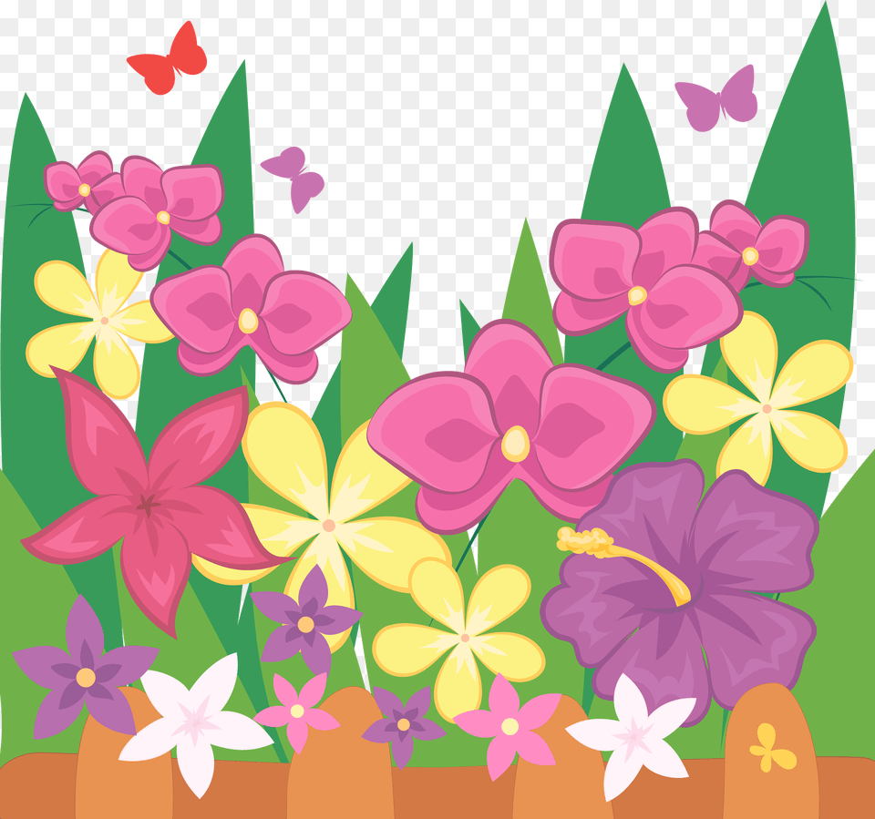 Garden Clipart, Art, Floral Design, Graphics, Pattern Free Transparent Png