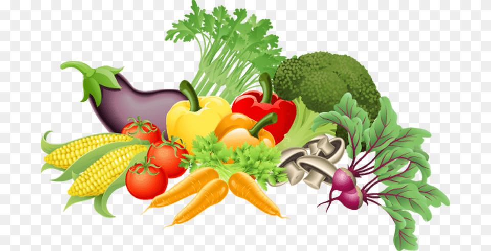 Garden Clipart Background Vegetables Clipart, Food, Produce Png