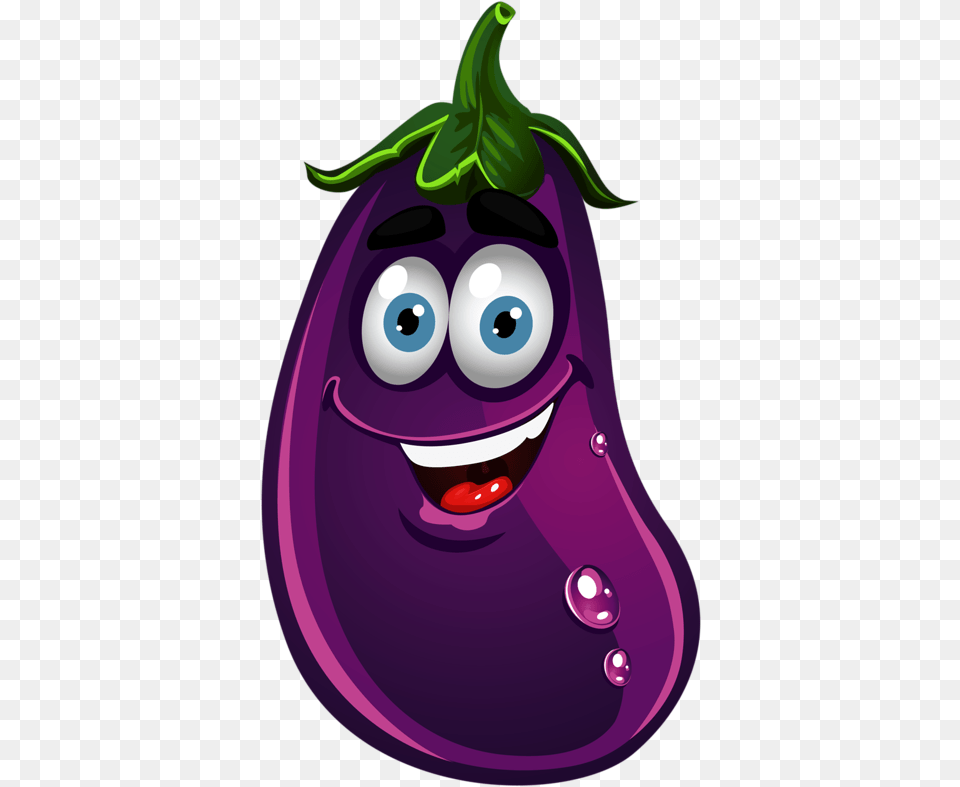 Garden Clipart Eggplant Cartoon Vegetables, Food, Purple, Produce, Vegetable Png