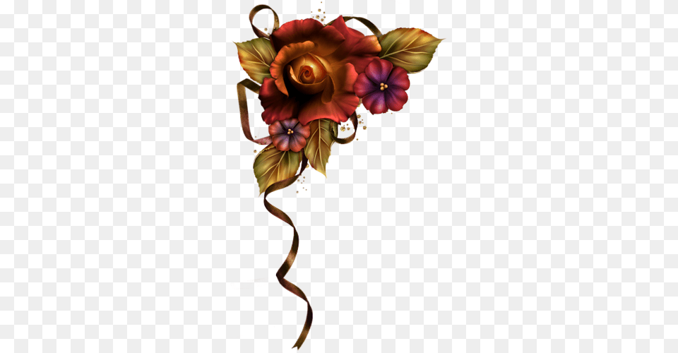 Garden Flames Cutepics Flowers Decoupage, Rose, Art, Floral Design, Flower Png Image