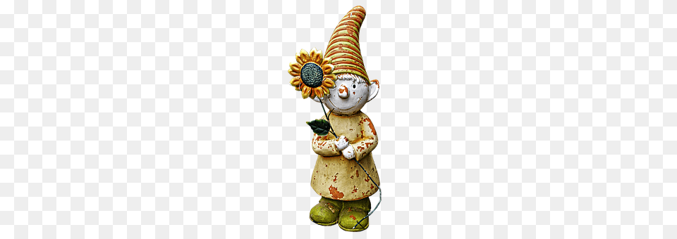 Garden Gnome Figurine, Outdoors, Nature, Snow Free Png