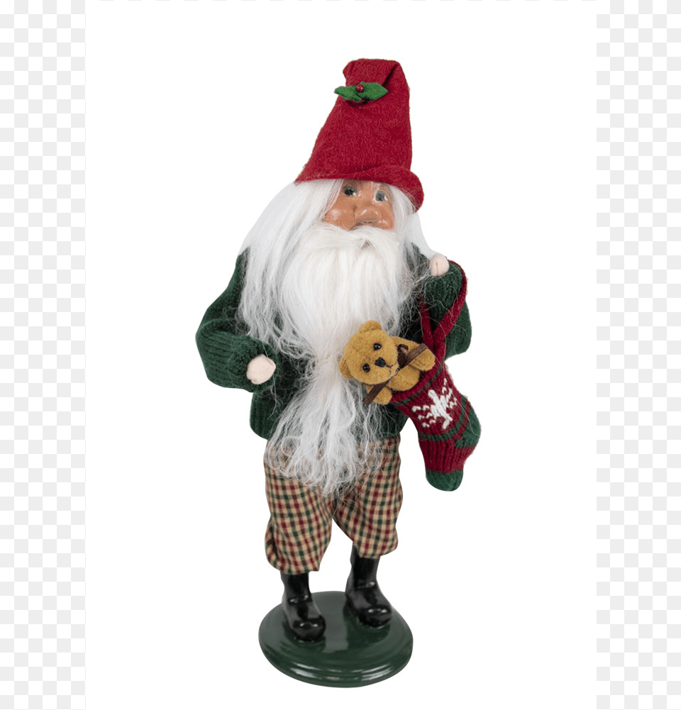 Garden Gnome, Clothing, Hat, Person, Figurine Free Png