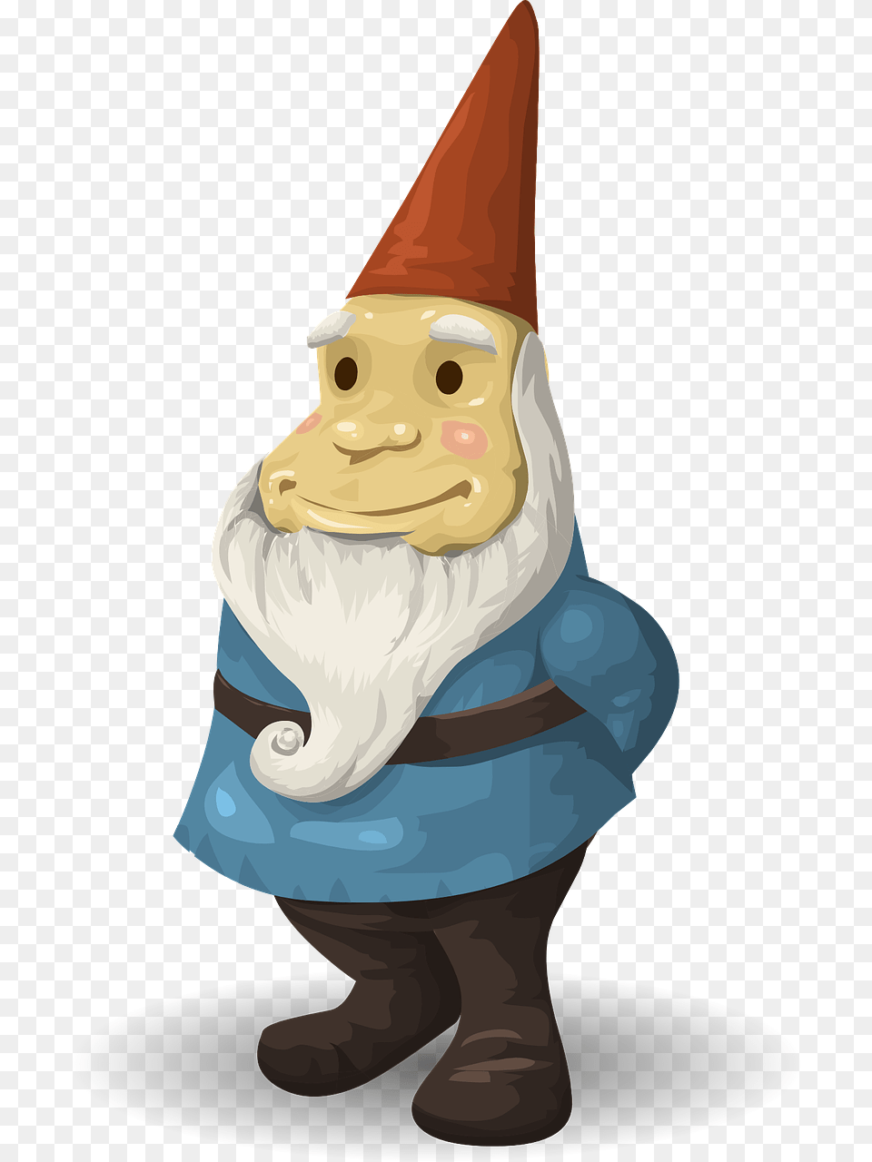 Garden Gnome, Clothing, Hat, Face, Head Free Png Download