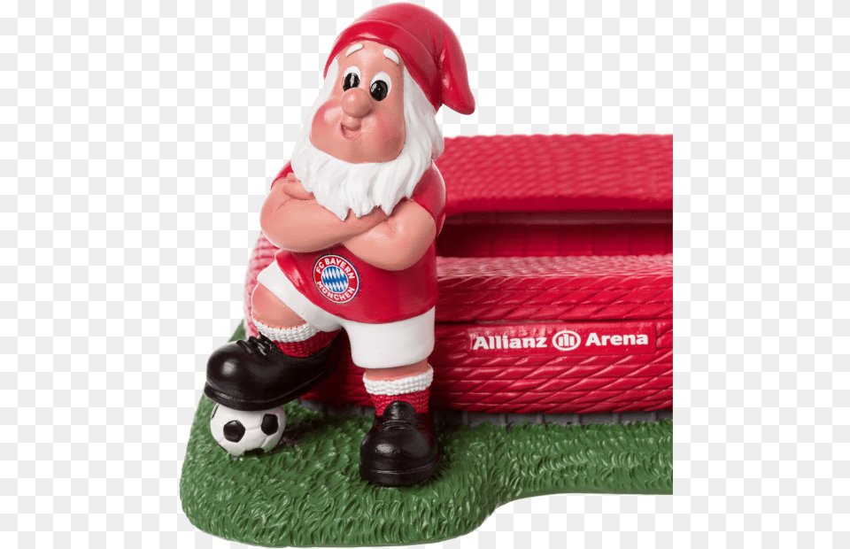 Garden Gnome Allianz Arena Santa Claus, Figurine, Baby, Person, Face Png