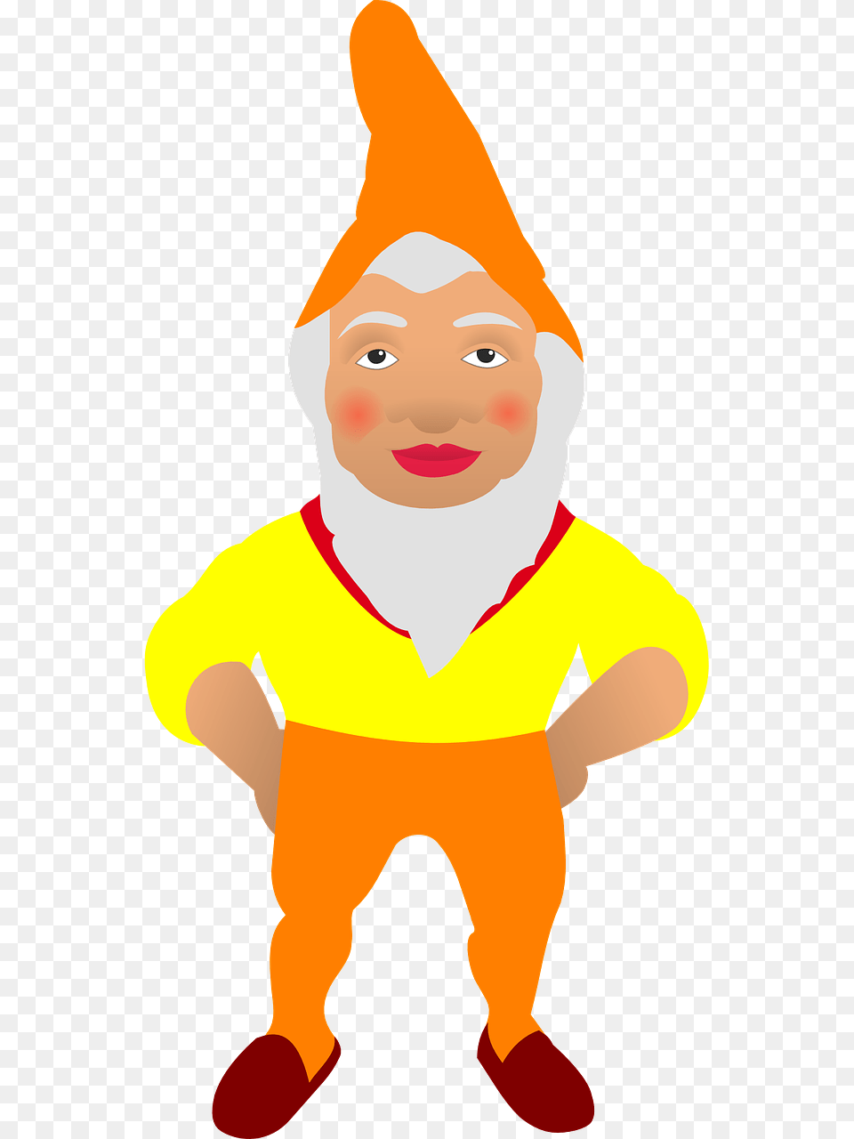 Garden Gnome Clipart, Baby, Clothing, Hat, Person Png