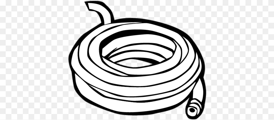 Garden Hose Black And White Clipart Transparent Stickpng Clip Art Hose Black And White Free Png