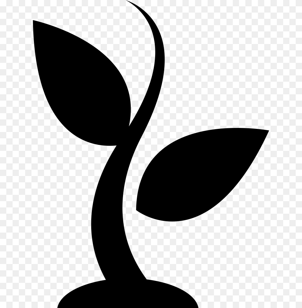 Garden Icon, Silhouette, Stencil Png Image
