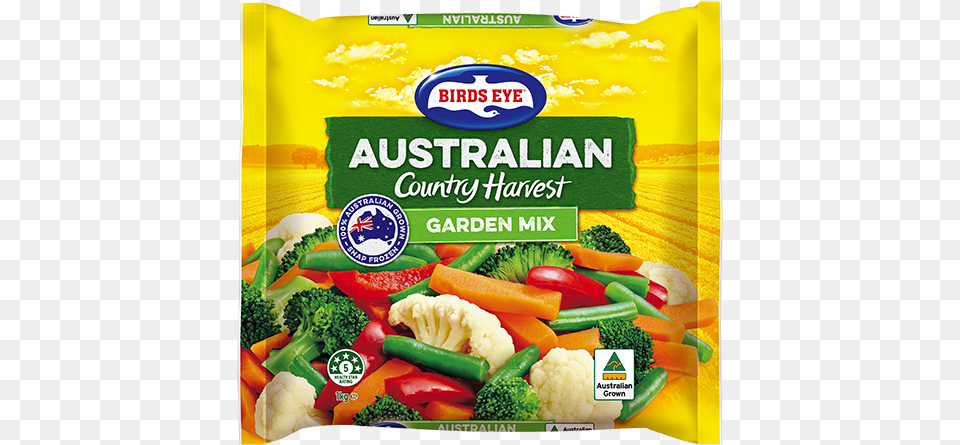 Garden Mix 1kg Birds Eye Frozen Beans, Produce, Food, Meal, Lunch Free Png