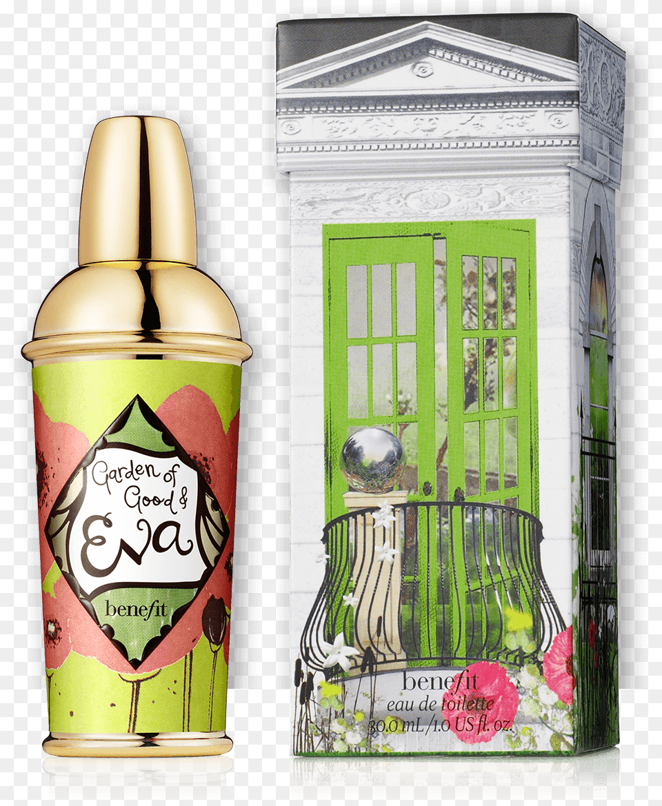 Garden Of Good And Eva Citrus Floral Perfume Benefit Cosmetics Garden Of Good And Eva, Bottle, Shaker Free Png Download