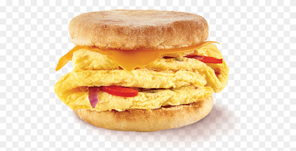 Garden Omelette English Muffin Fast Food, Burger, Bread Free Png