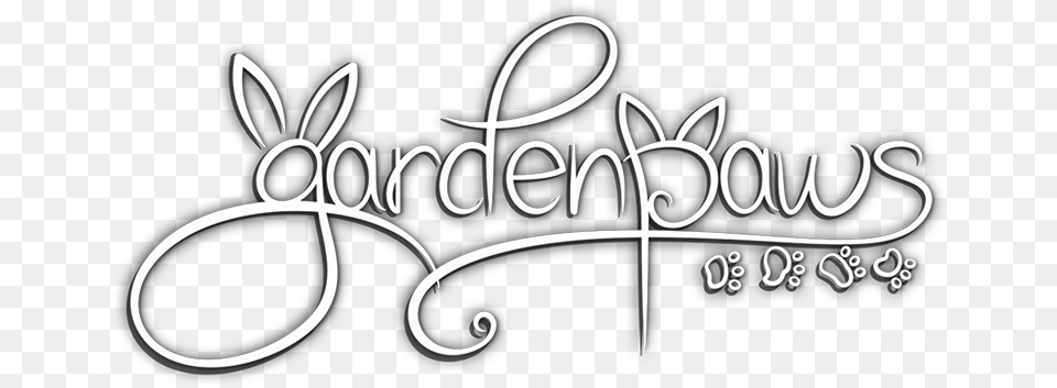 Garden Paws A Multiplayer Rpg Simulation Game For Pc U0026 Switch Garden Paws Logo, Handwriting, Text, Calligraphy Png