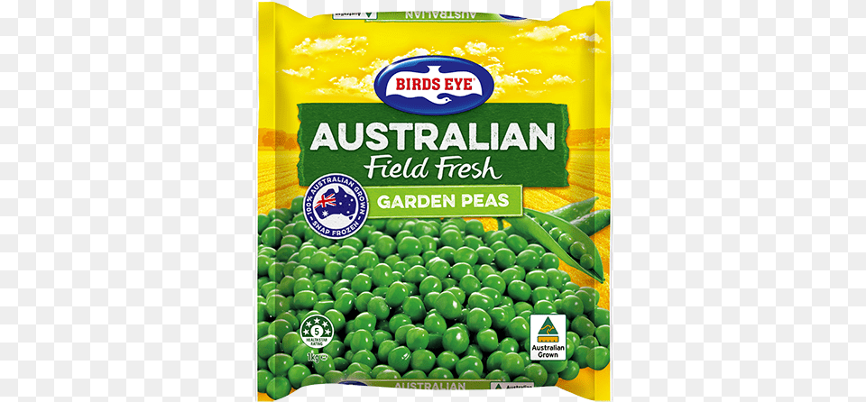 Garden Peas Single Vegetables Frozen Birds Eye Frozen Corn, Food, Pea, Plant, Produce Png Image