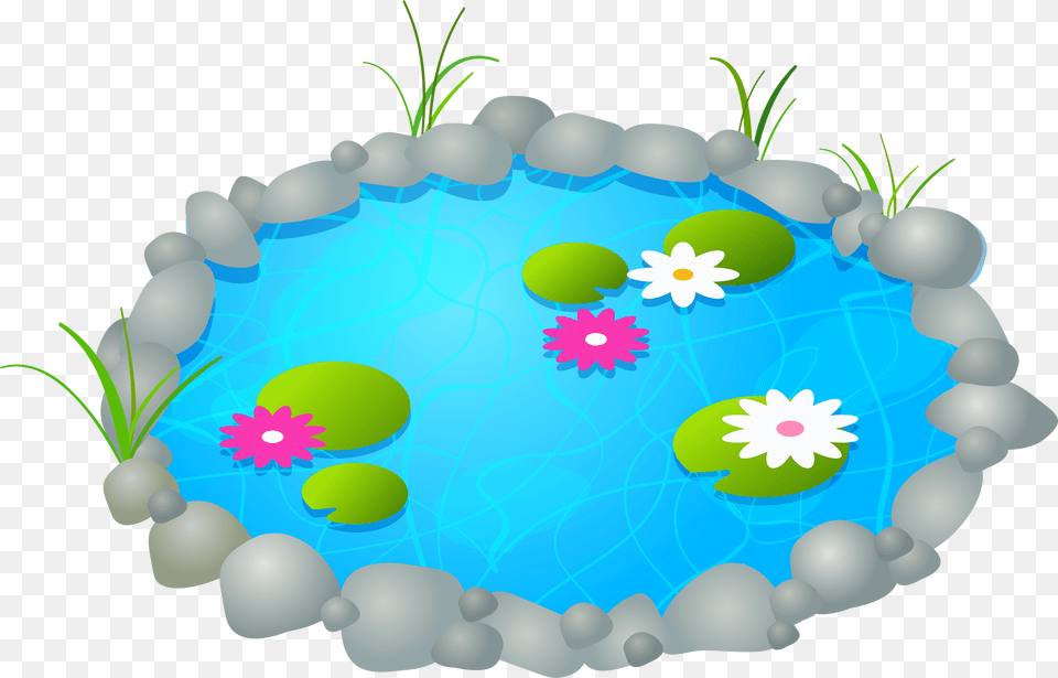 Garden Pond Best Pond Clipart, Art, Graphics, Pattern, Accessories Free Png Download