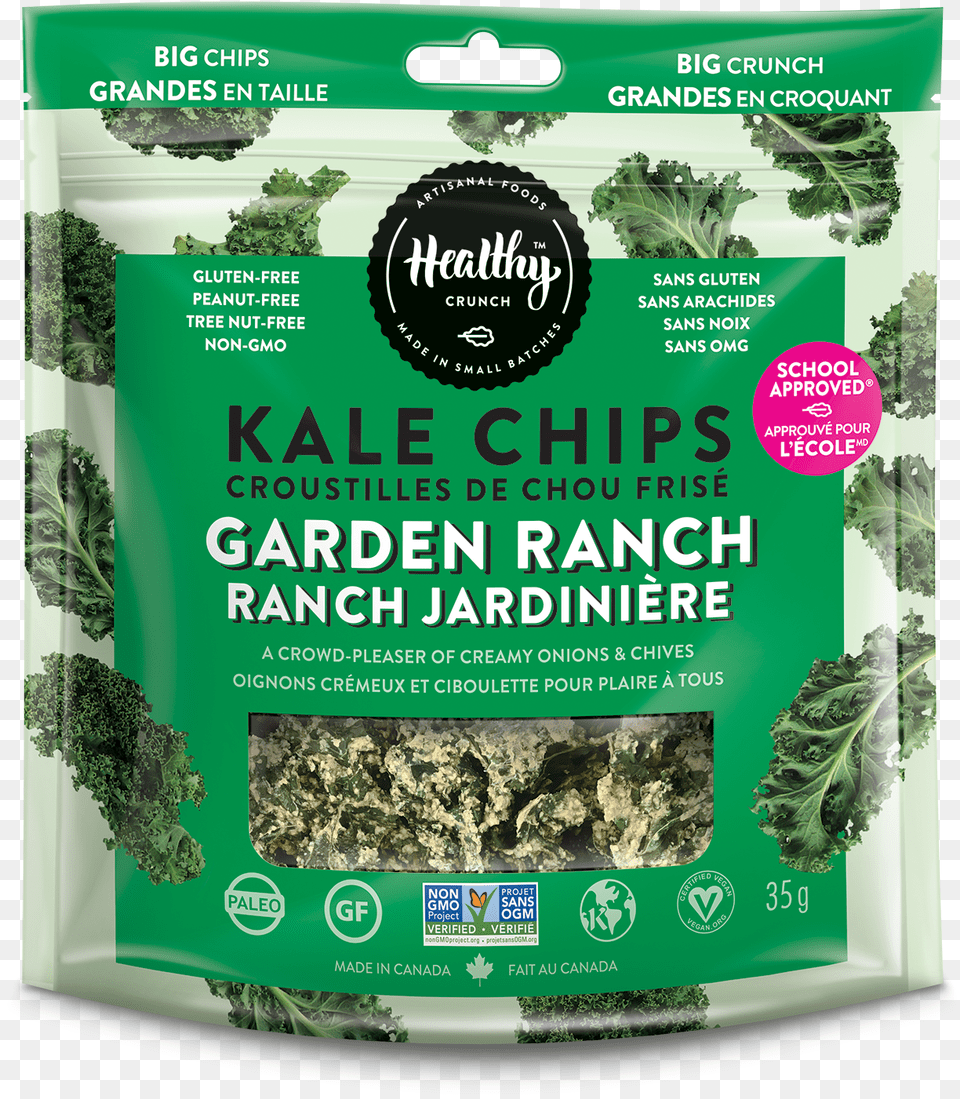 Garden Ranch Kale Chips Ranch Kale Chips, Vegetable, Produce, Plant, Leafy Green Vegetable Png