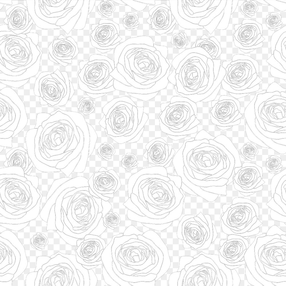 Garden Roses, Pattern, Art, Floral Design, Flower Free Png Download