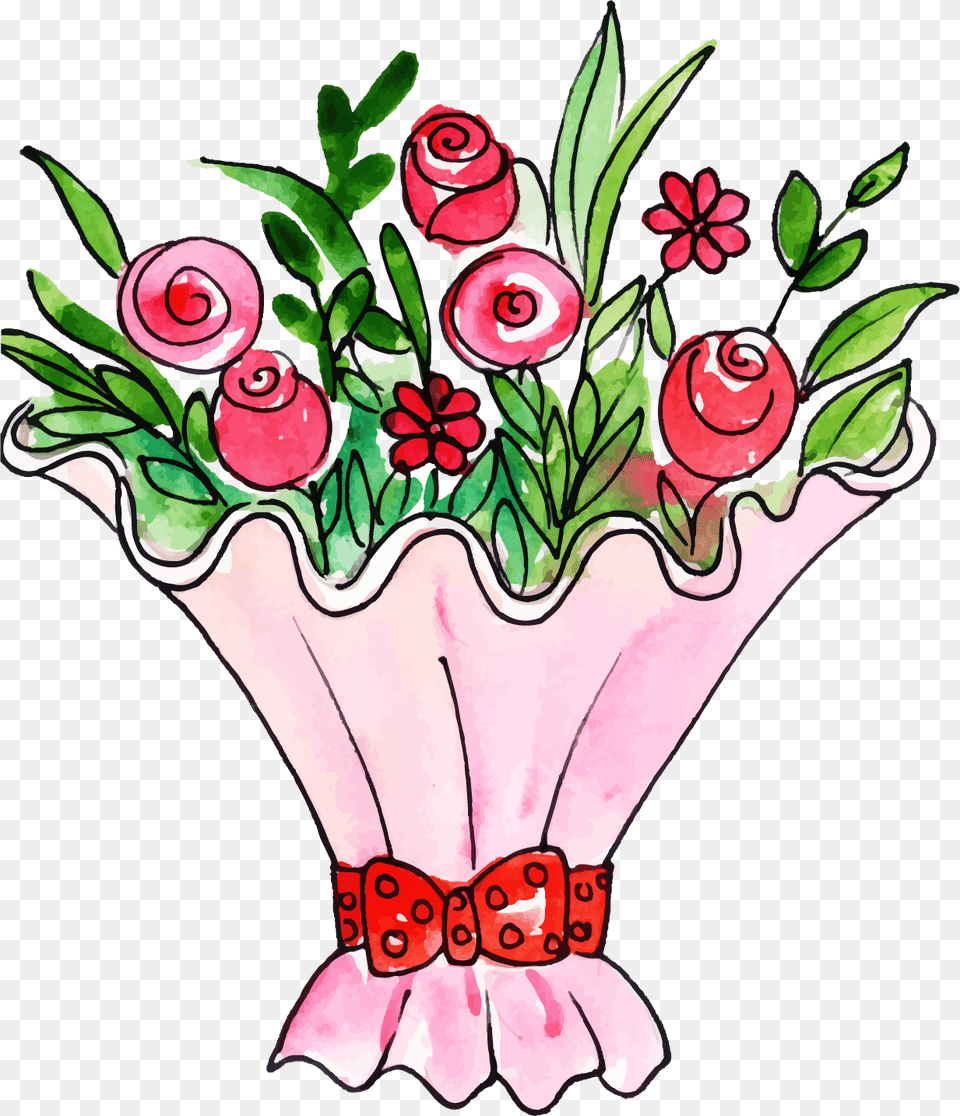 Garden Roses, Art, Plant, Pattern, Graphics Png