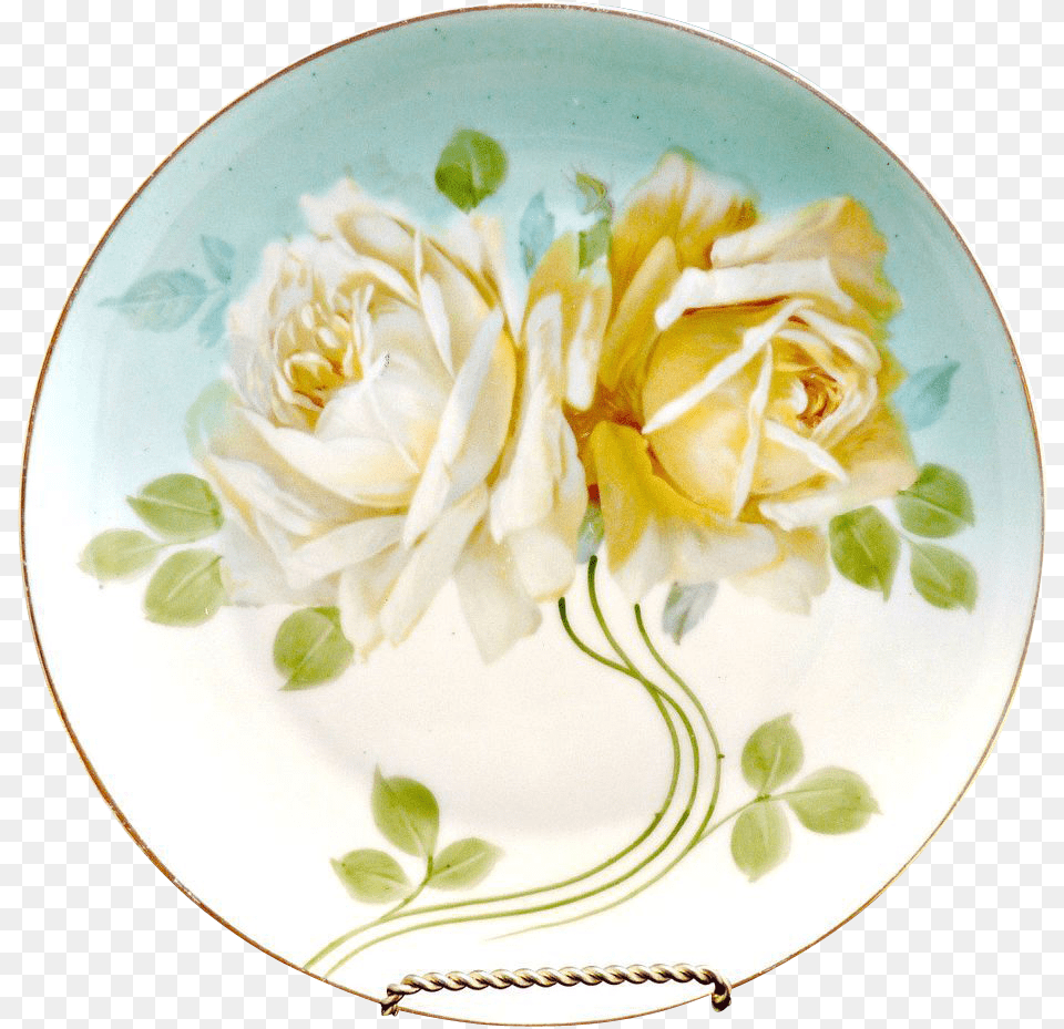 Garden Roses, Art, Dish, Flower, Food Png Image