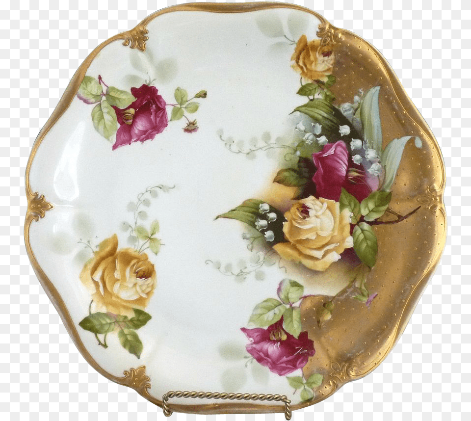 Garden Roses, Art, Dish, Pottery, Food Free Transparent Png