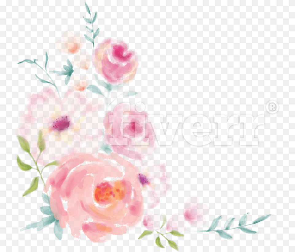 Garden Roses, Art, Floral Design, Graphics, Pattern Free Png Download