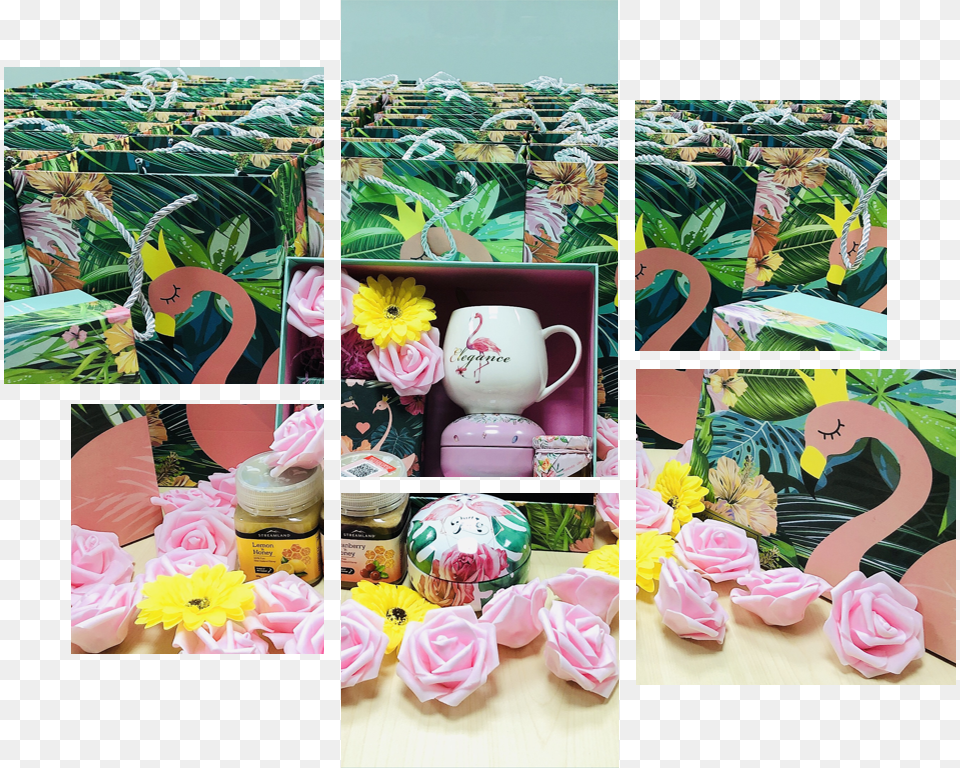 Garden Roses, Art, Icing, Collage, Food Free Transparent Png