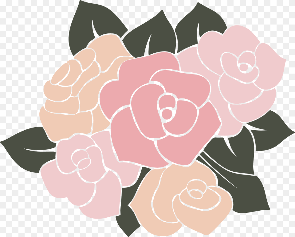 Garden Roses, Rose, Plant, Flower, Pattern Png Image