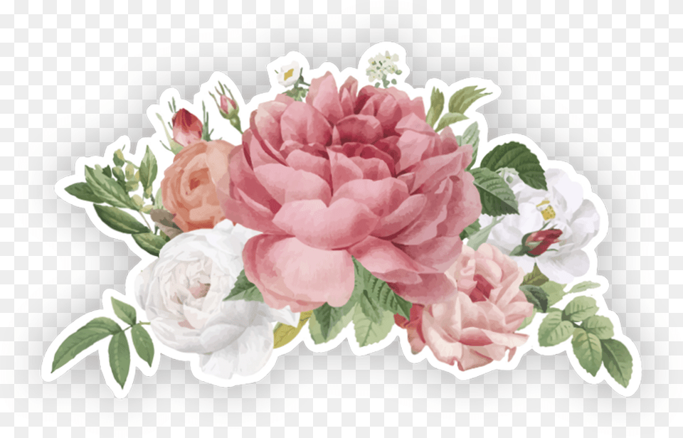 Garden Roses Vintage Flowers Background, Plant, Flower, Flower Arrangement, Flower Bouquet Free Transparent Png