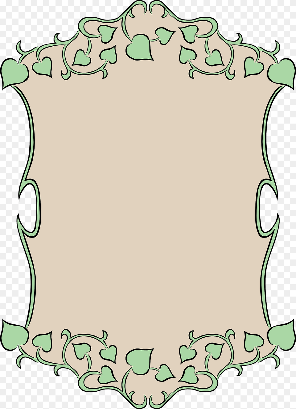 Garden Sign Ivy Border Clipart Free Png Download