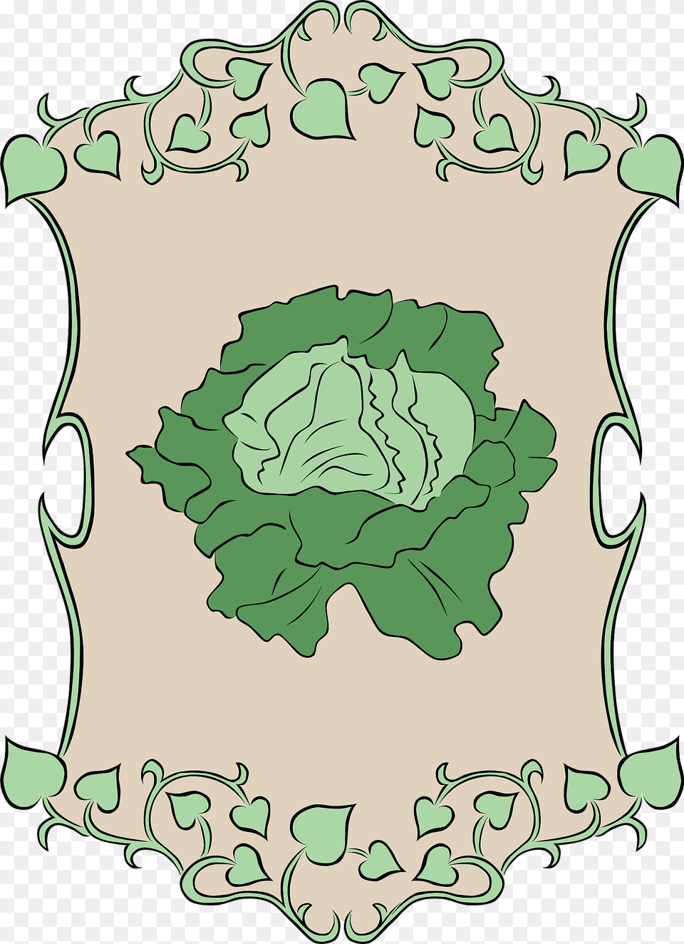 Garden Sign Lettuce Clipart, Plant, Food, Vegetable, Leafy Green Vegetable Png Image