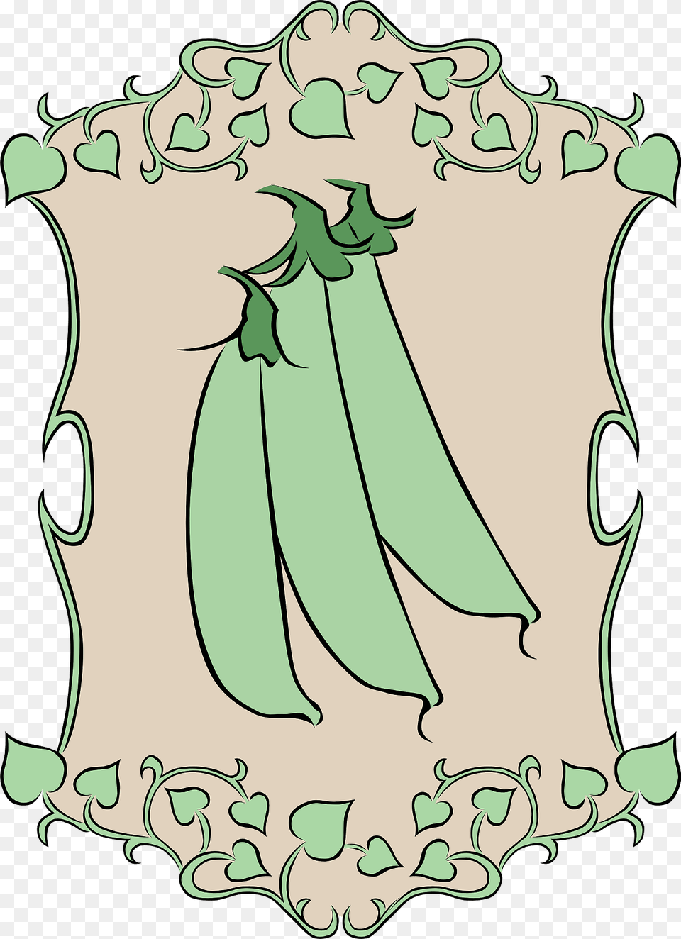 Garden Sign Peas Clipart, Food, Produce, Pea, Plant Free Png Download