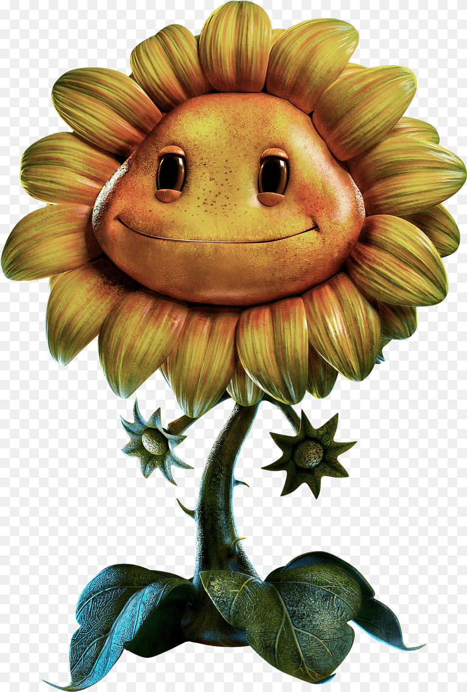 Garden Sunflower Vs Zombies Seed Hq Plants Vs Zombies Garden Warfare Sunflower, Flower, Plant, Pattern, Cartoon Png Image