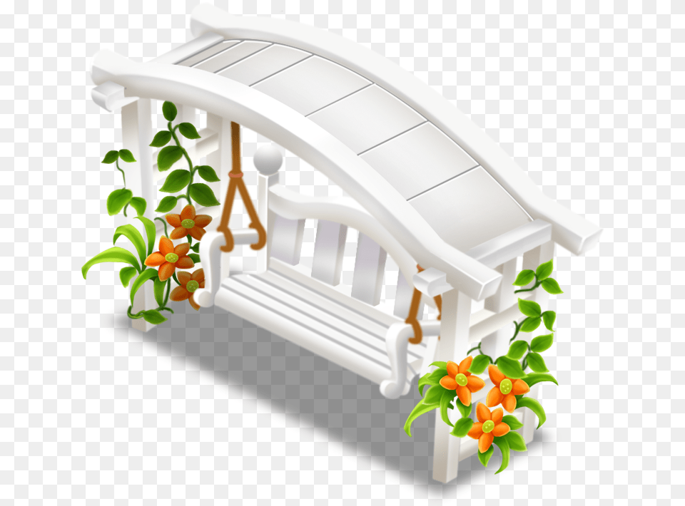 Garden Swing Hay Day Garden Swing, Infant Bed, Bench, Crib, Furniture Free Png Download