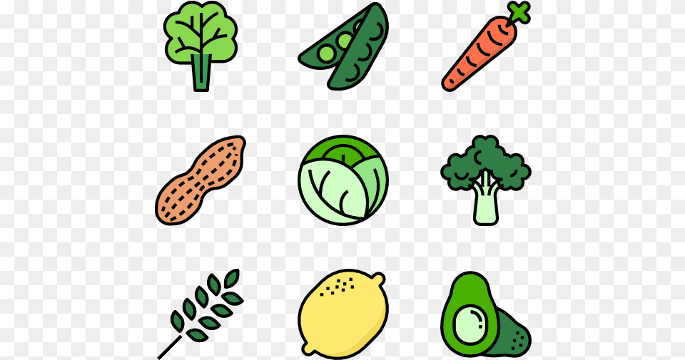 Garden Vector Vegetable Icon, Food, Produce, Nut, Plant Png