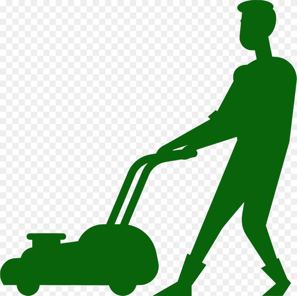 Gardener Trimmer Silhouette, Grass, Lawn, Plant, Device Png