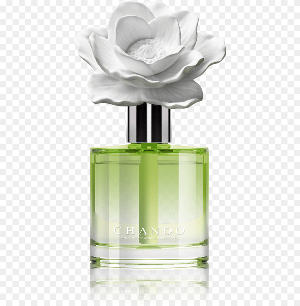 Gardenia Breeze Diffuser With White Gardenia Fragrance Chando Diffuser, Bottle, Cosmetics, Perfume, Flower Free Transparent Png