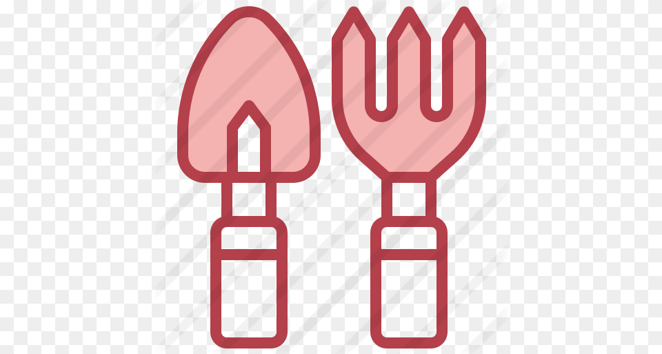 Gardening Tools Construction And Tools Icons Language, Cutlery, Fork, Spoon, Cosmetics Png Image